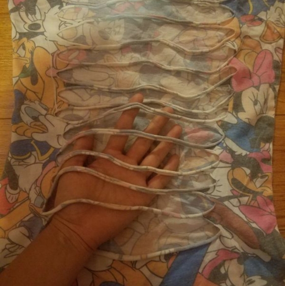 Mickey Mouse Tank Top Ripped Back - Picture 2 of 2